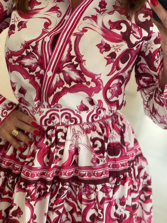 Set Zimmerman midi skirt/cami