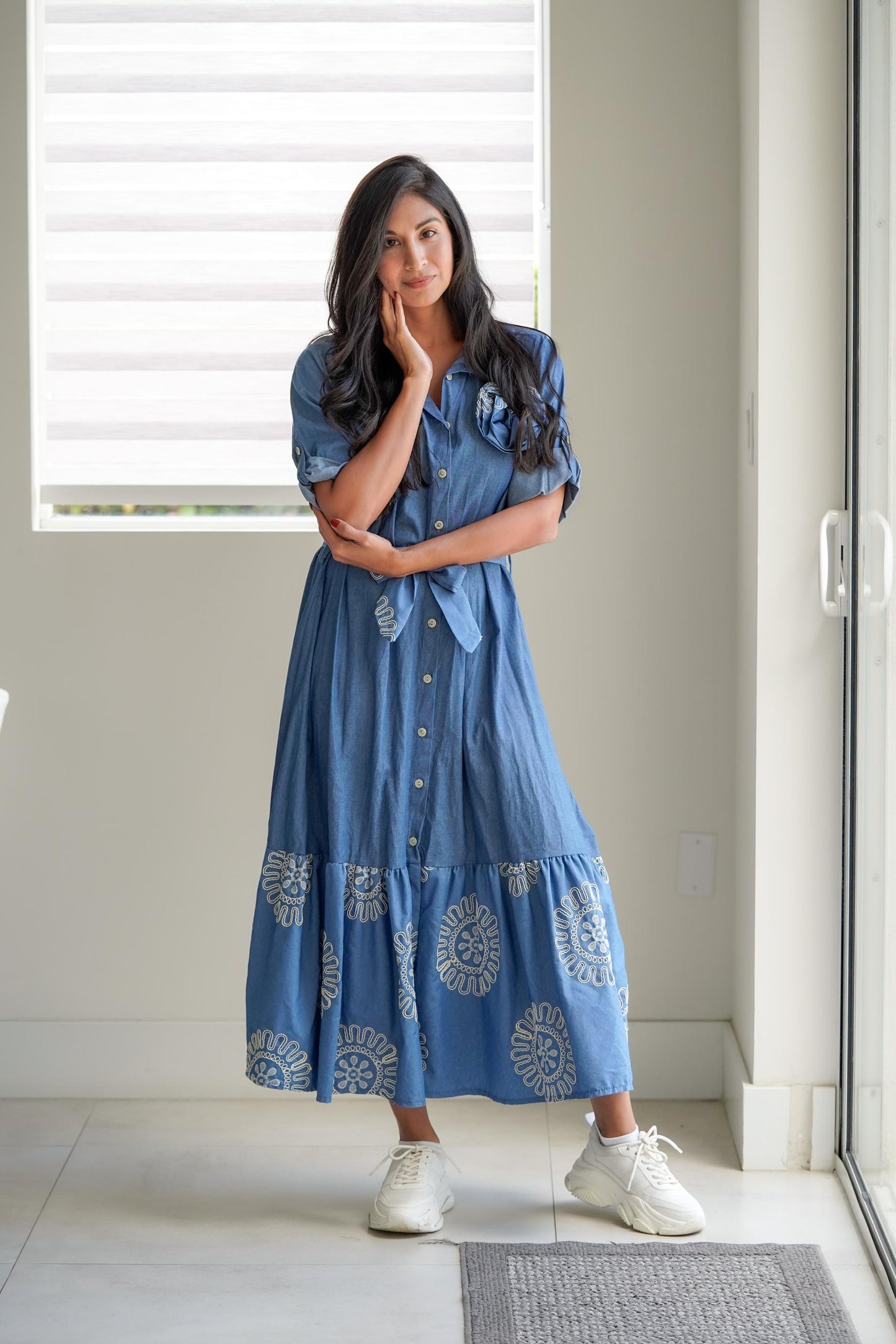 Dress maxi flower