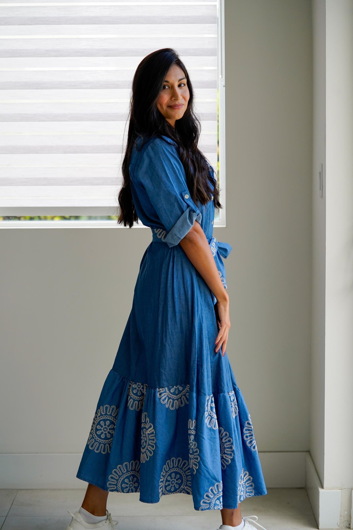 Dress maxi flower