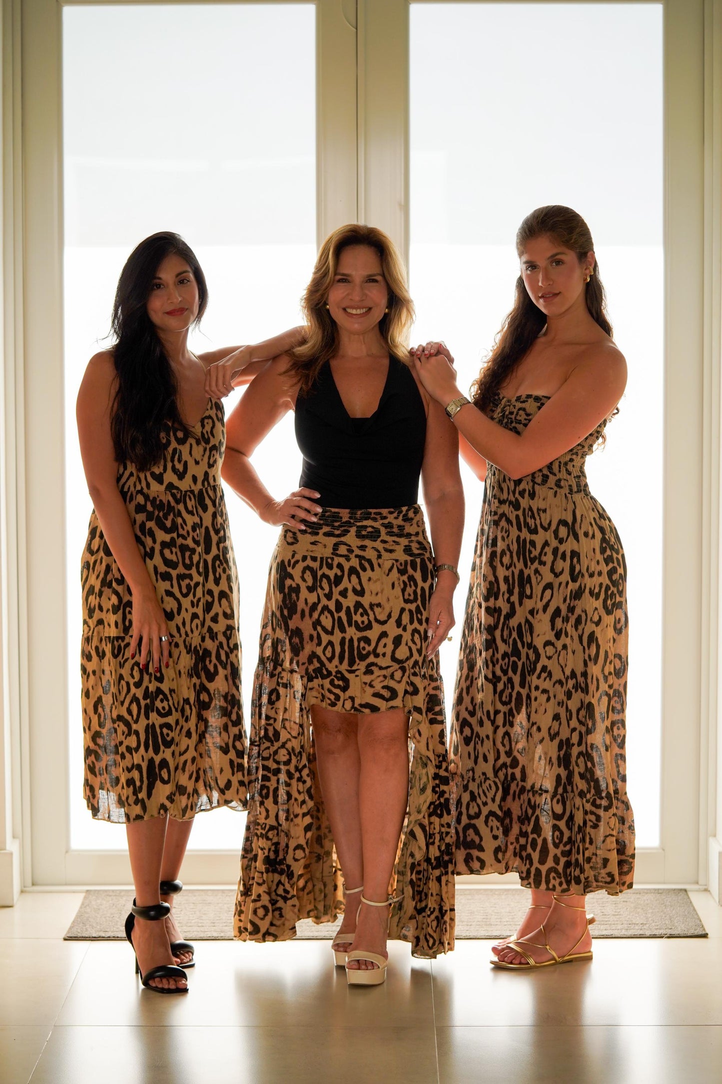 Dress Leopard Linen