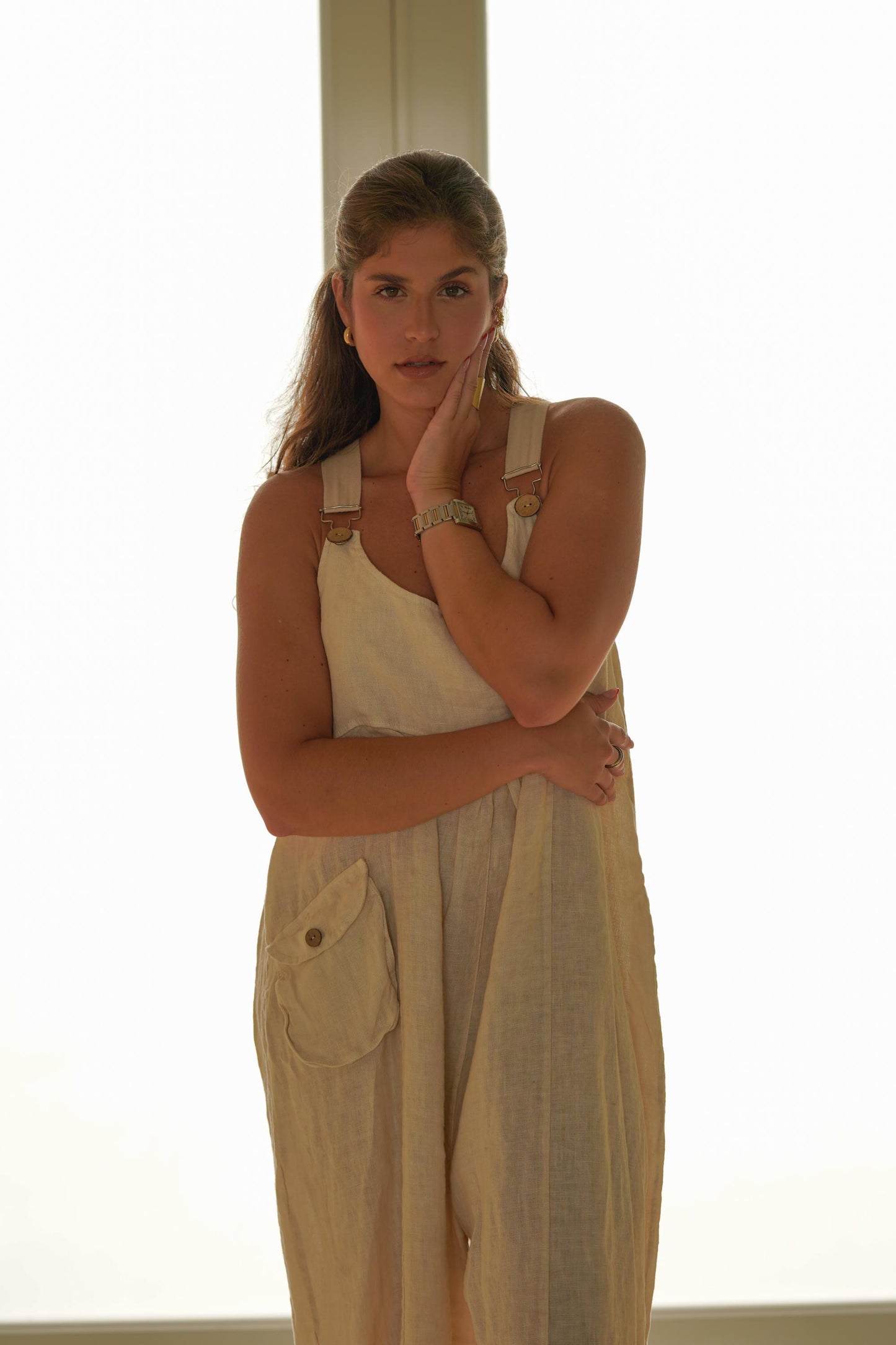 Jumpsuit linen