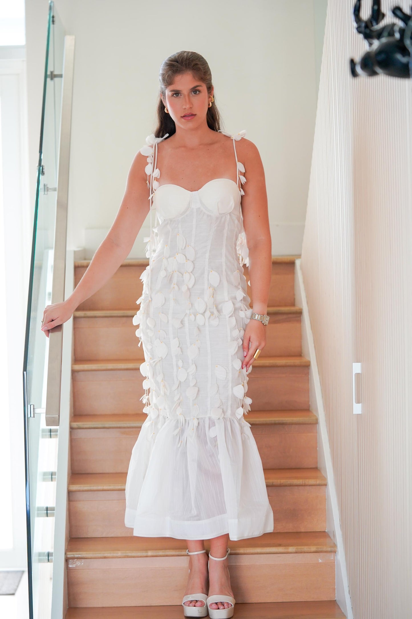 Dress Midi leaves