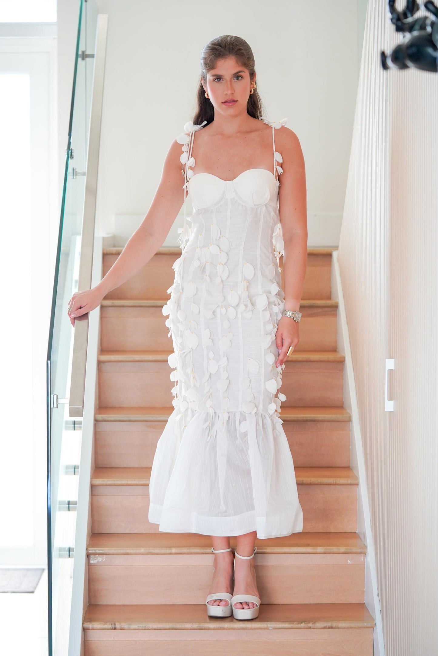 Dress Midi leaves