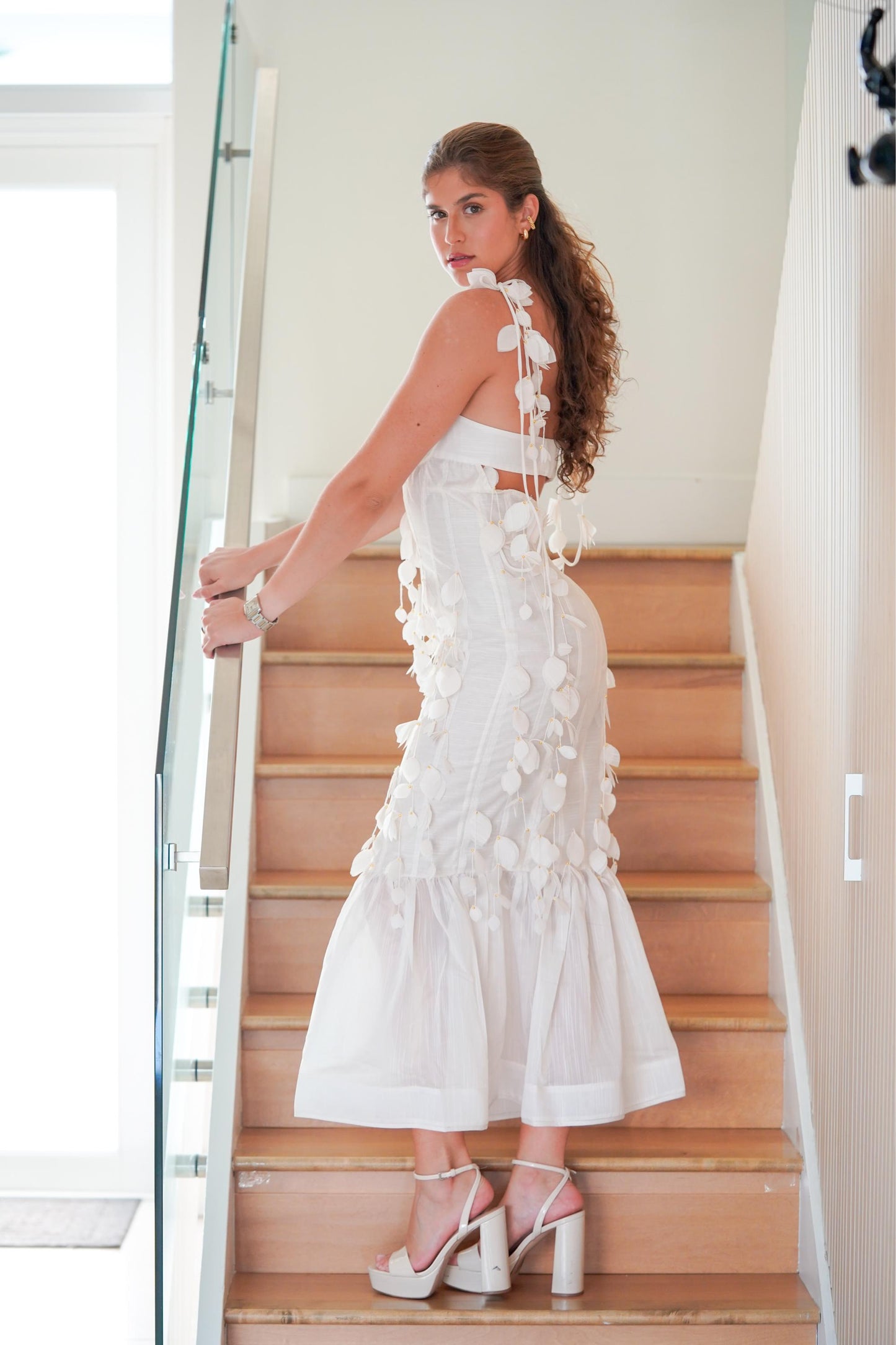 Dress Midi leaves
